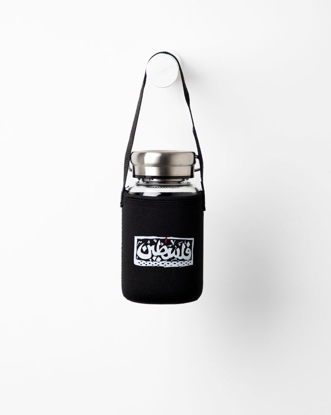 Palestine | Premium Water Bottle with Sleeve & Hangers