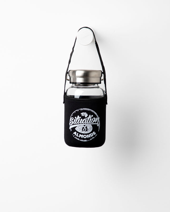 My Situation Is Almond | Premium Water Bottle with Sleeve & Hangers