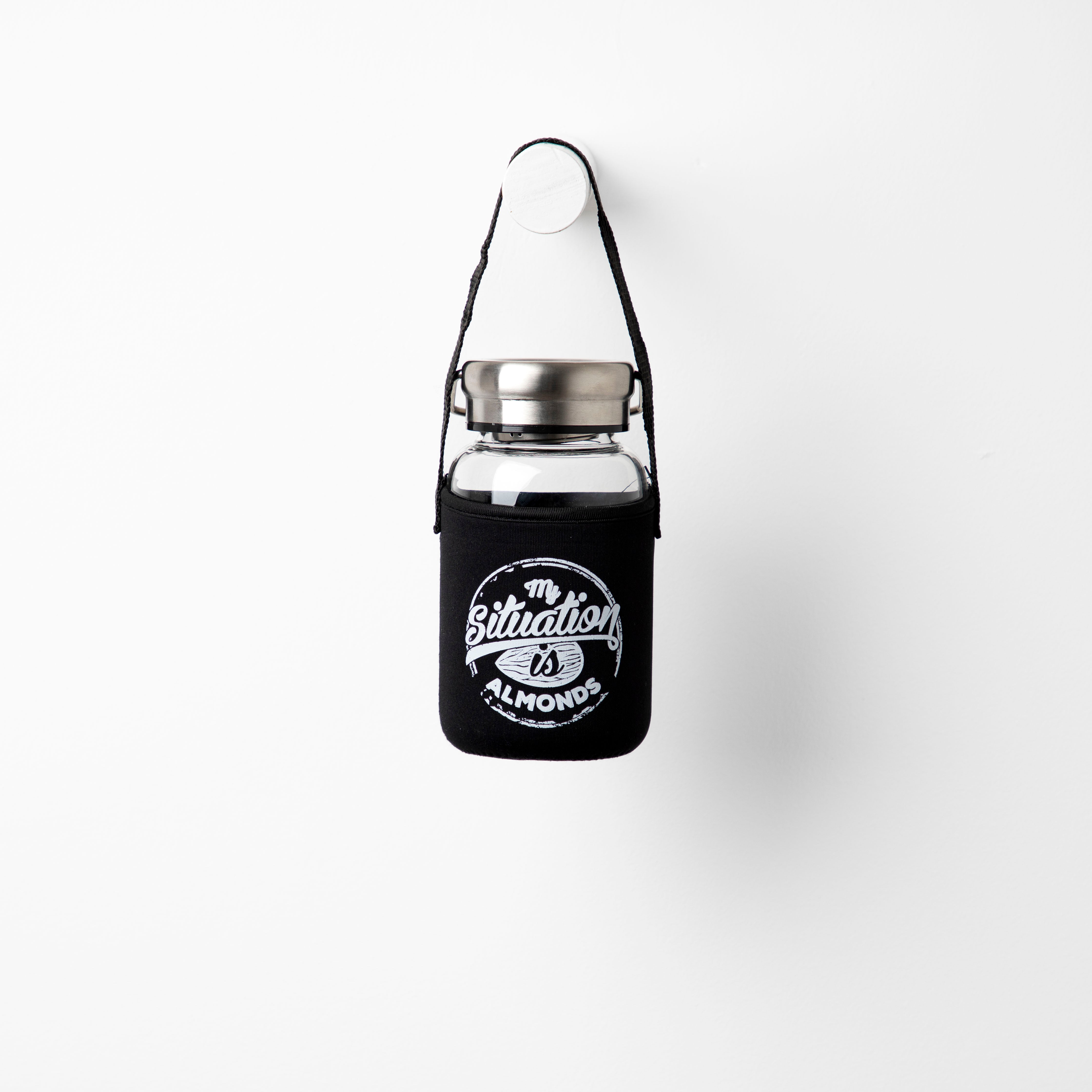 My Situation Is Almond | Premium Water Bottle with Sleeve & Hangers My Situation Is Almond | Premium Water Bottle with Sleeve & Hangers