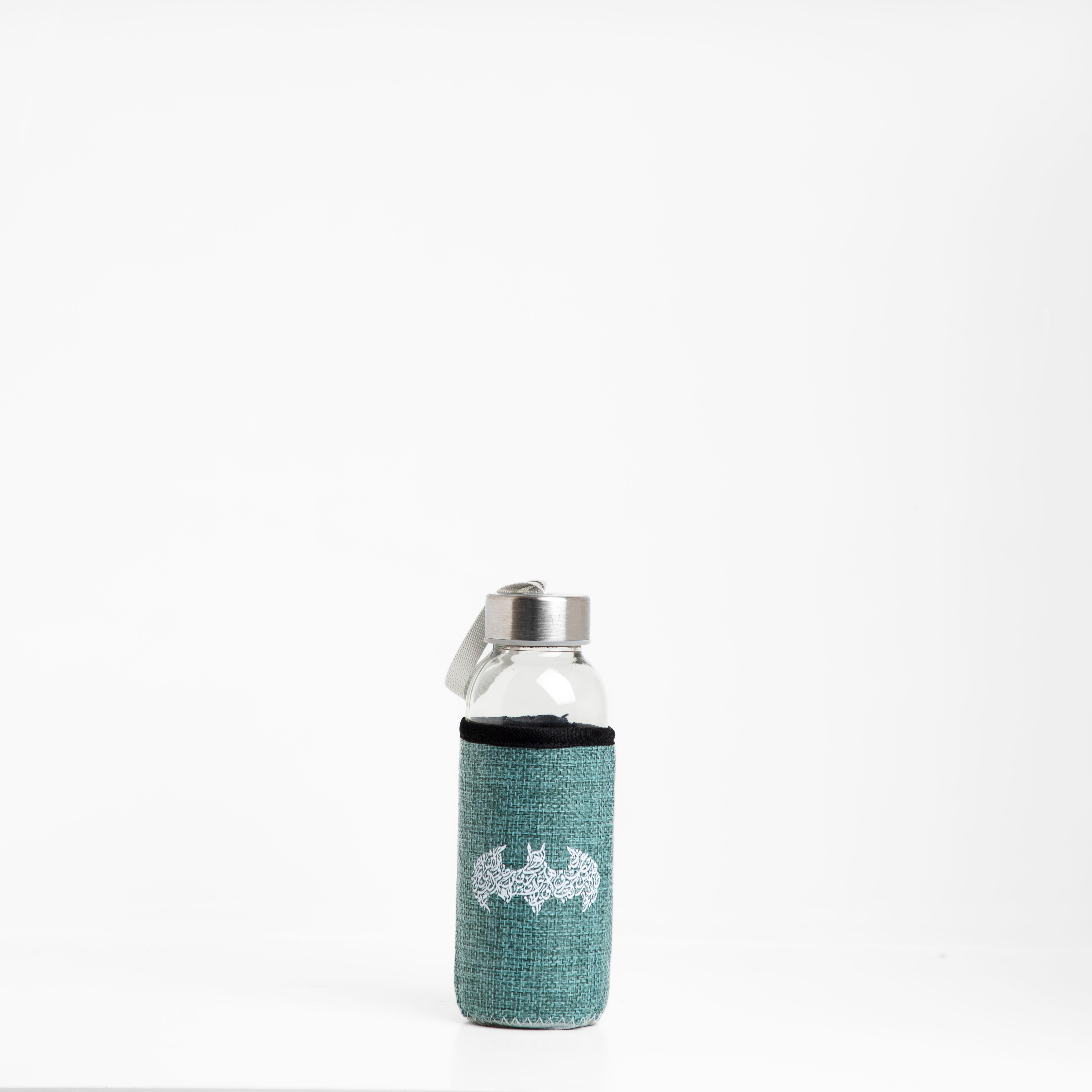 Batman Calligraphy | Premium Water Bottle with Sleeve Batman Calligraphy | Premium Water Bottle with Sleeve