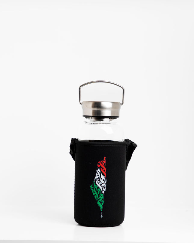 Palestine Arabia | Premium Water Bottle with Sleeve & Hangers