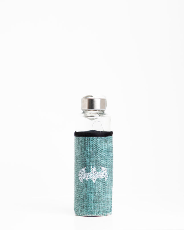 Batman Calligraphy | Premium Water Bottle with Sleeve