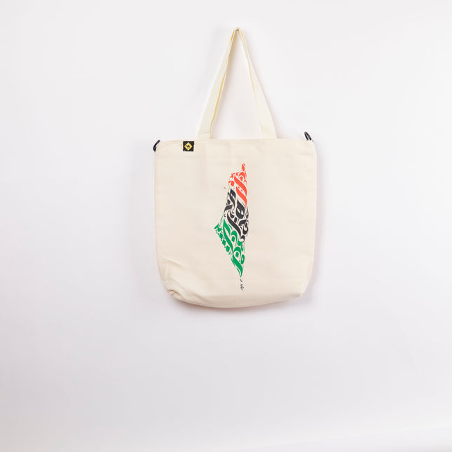 Palestine Arabia | Off White Totebag Hanged