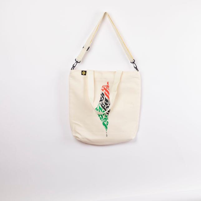 Palestine Arabia | Off White Totebag Hanged