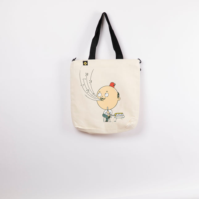 Melodi Hookah | off white Totebag Black Hanged