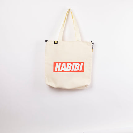 Habibi Simple | Off White Totebag Hanged