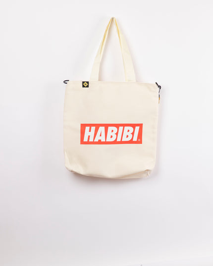 Habibi Simple | Off White Totebag Hanged