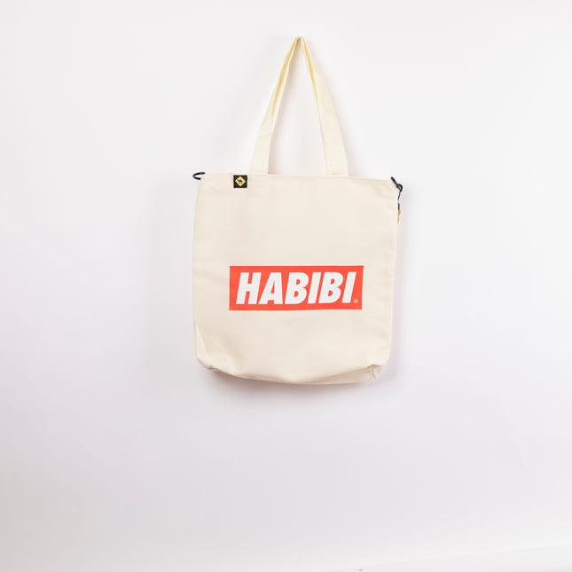 Habibi Simple | Off White Totebag Hanged