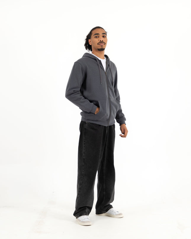 Basic - Charcoal Sky | Unisex Adult Zipup