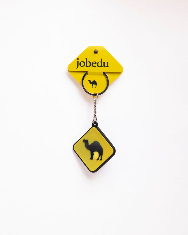 Jobedu Camel Crossing | Rubber Keychain