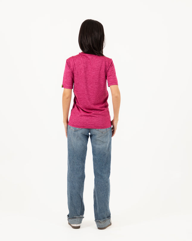 Charged Cherry Heather | T-shirt Unisex Sport Self-Rib