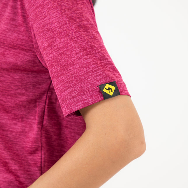 Charged Cherry Heather | T-shirt Unisex Sport Self-Rib