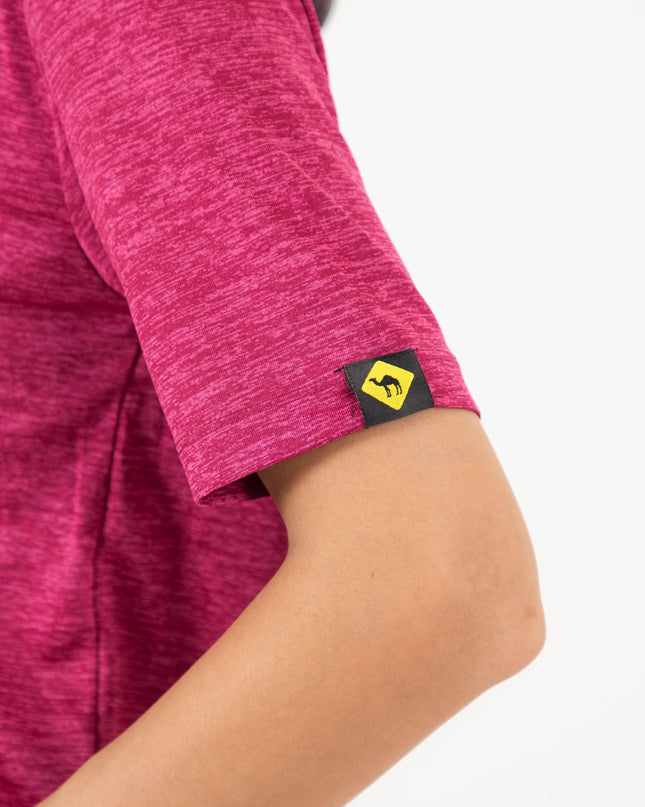 Charged Cherry Heather | T-shirt Unisex Sport Self-Rib