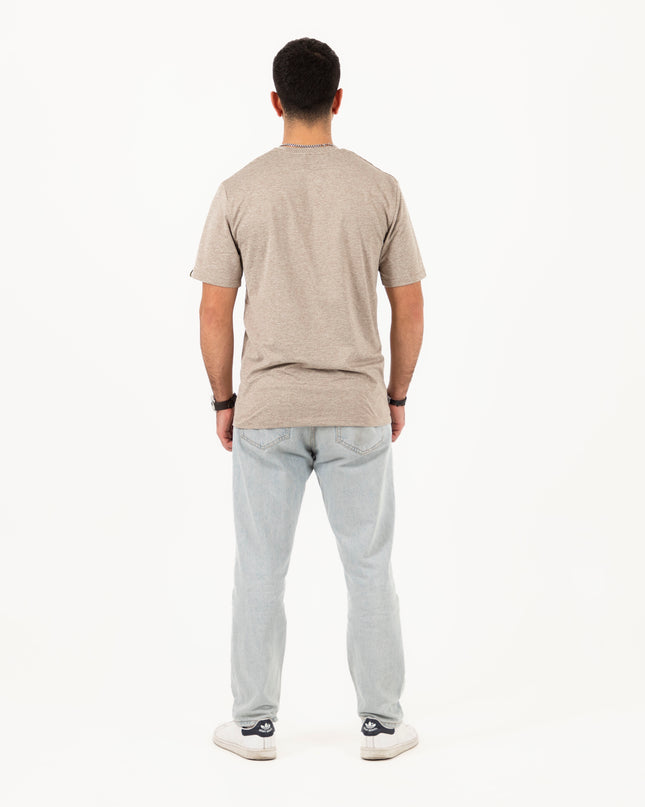 Taupe Heather | T-shirt Unisex Self-Rib