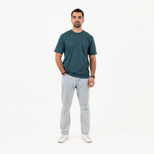 Nothy Navy Heather | T-shirt Unisex Self-Rib