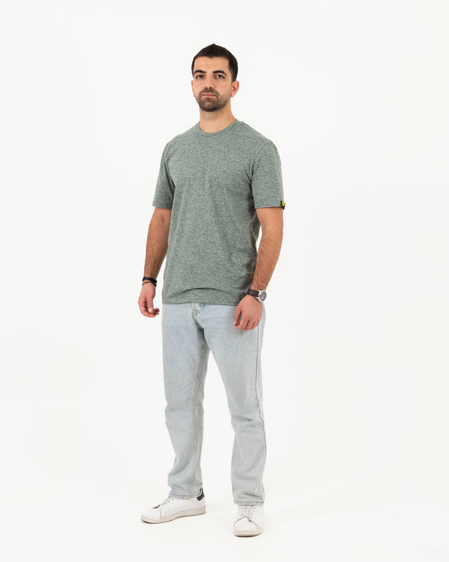 Flag Stone Heather | T-shirt Unisex Self-Rib