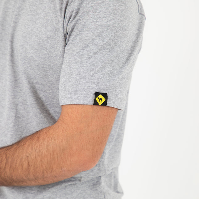 Soothing Grey Heather | T-shirt Unisex Self-Rib