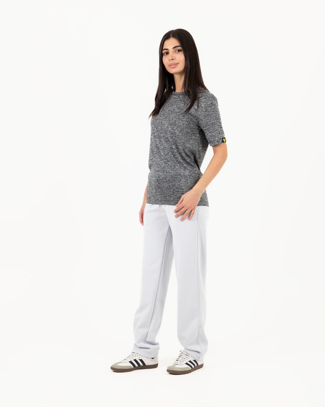 Black medium Heather | T-shirt Unisex Sport Self-Rib