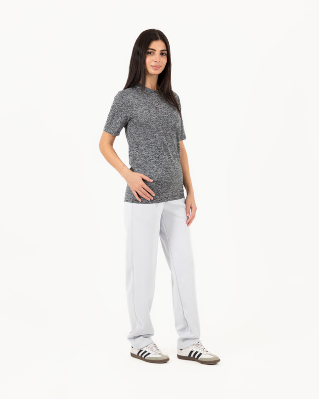 Black medium Heather | T-shirt Unisex Sport Self-Rib