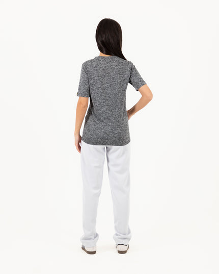 Black medium Heather | T-shirt Unisex Sport Self-Rib