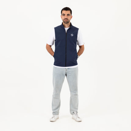 Jobedu Camel Crossing Logo Summet Navy | Unisex Premium Windwall Vest