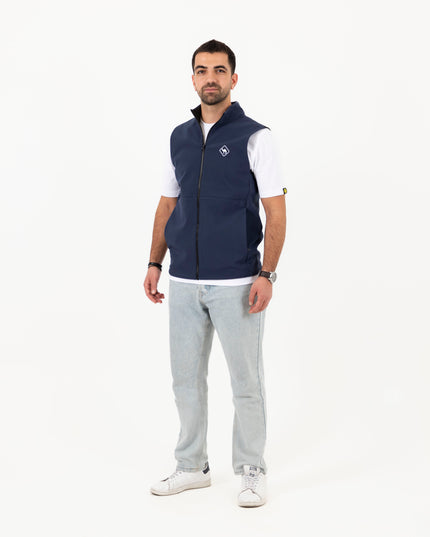 Jobedu Outline Summet Navy | Unisex Premium Windwall Vest