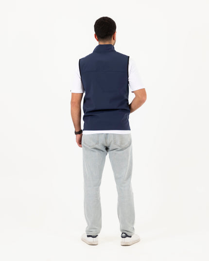Jobedu Outline Summet Navy | Unisex Premium Windwall Vest