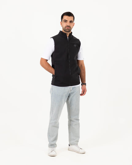 Jobedu Outline Black | Unisex Premium Windwall Vest