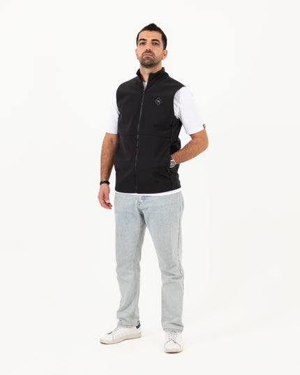 Jobedu Outline Black | Unisex Premium Windwall Vest