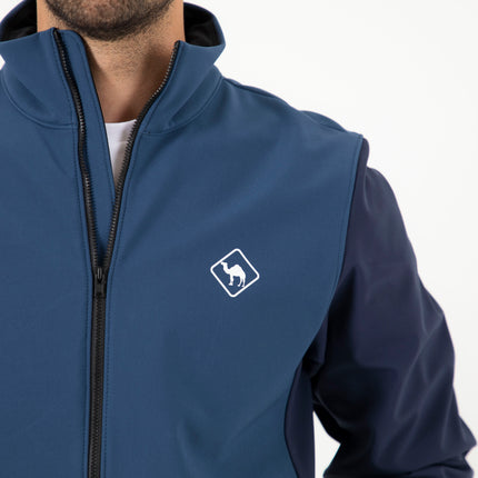 Jobedu Outline Summet Navy - Shady Blue | Unisex Premium Windwall Jacket