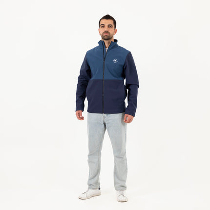 Jobedu Outline Summet Navy - Shady Blue | Unisex Premium Windwall Jacket
