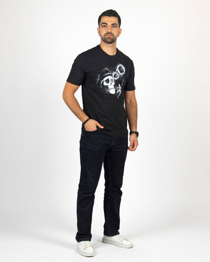 Smoking Skull | Premium SuperBasic Ghraphic T-Shirt