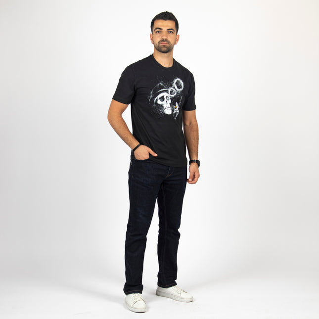 Smoking Skull | Premium SuperBasic Ghraphic T-Shirt
