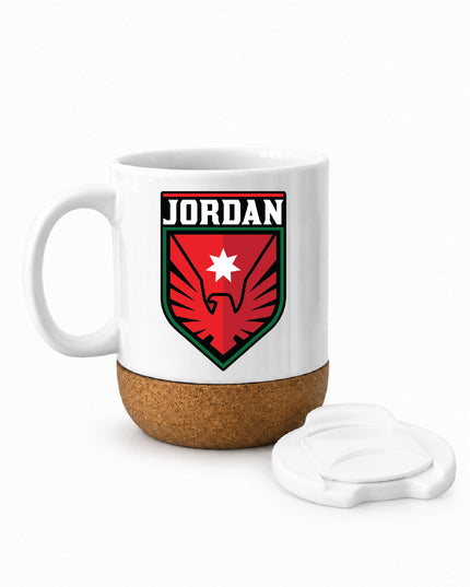 Jordan Team Logo | Soft Wooden Plate Mug