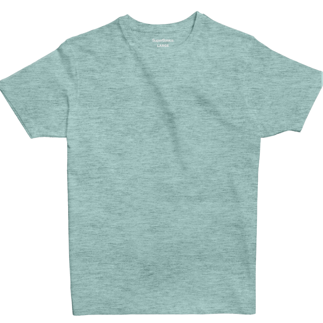 Agreeable Green Heather | T-shirt Unisex Self-Rib