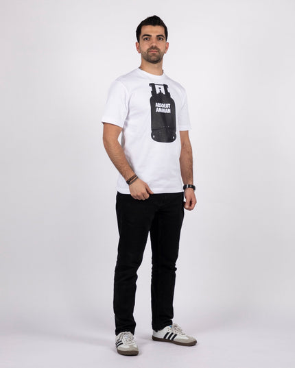 Absolut Amman | Basic Cut T-shirt - Graphic T-Shirt - Unisex - Jobedu Jordan