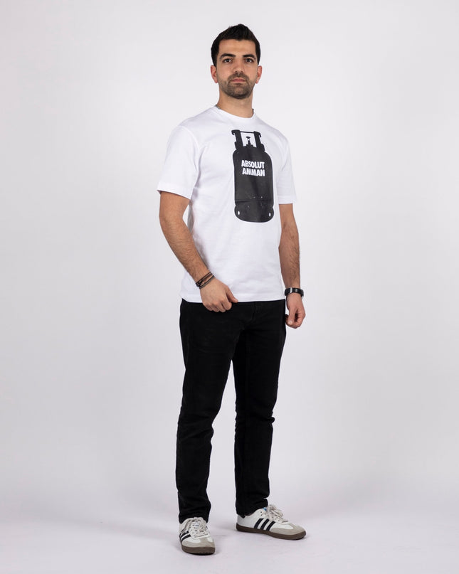 Absolut Amman | Basic Cut T-shirt - Graphic T-Shirt - Unisex - Jobedu Jordan