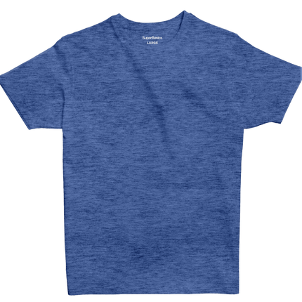 Airway Blue Heather | T-shirt Unisex Self - Rib - T-shirt Unisex Self - Rib - Jobedu Jordan