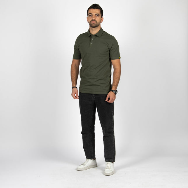 Army Green | Adult Short Sleeve Polo - Basic Polo T-Shirt - Jobedu Jordan