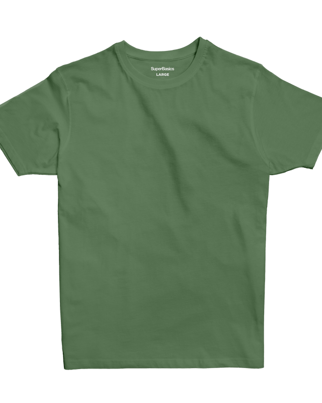 Army Green | Basic Cut T-shirt - Basic T-Shirt - Unisex - Jobedu Jordan