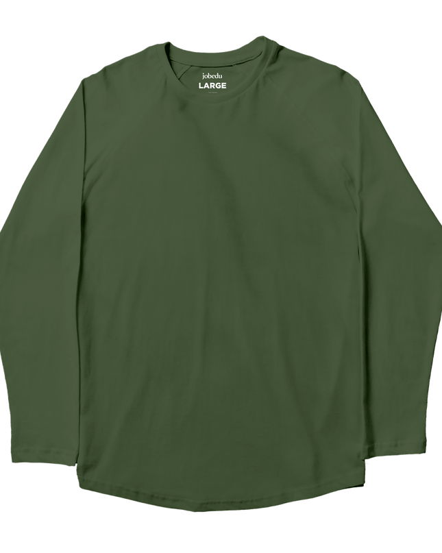 Army Green | Basic Premium T-shirt Unisex Longsleeve - Basic Premium T-shirt Unisex Longsleeve - Jobedu Jordan