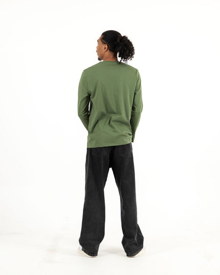 Army Green | Basic Premium T-shirt Unisex Longsleeve - Basic Premium T-shirt Unisex Longsleeve - Jobedu Jordan