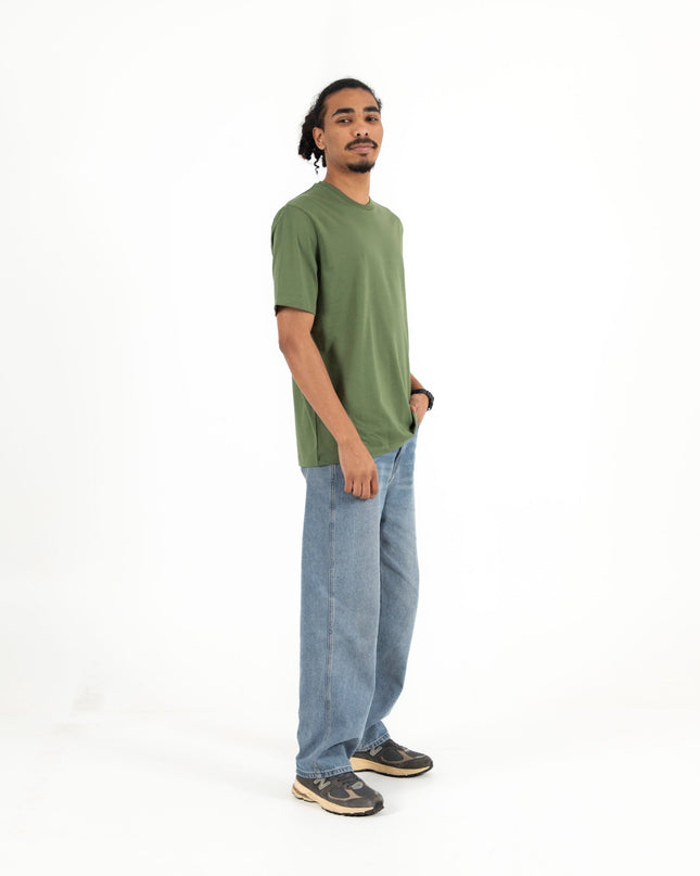 Army Green | Premium Basic Regular Cut Unisex T-Shirt - SuperBasic Premium Cut T-Shirt - Unisex - Jobedu Jordan