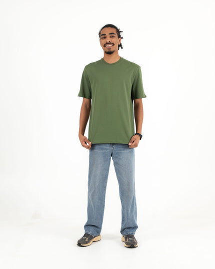 Army Green | Premium Basic Regular Cut Unisex T-Shirt - SuperBasic Premium Cut T-Shirt - Unisex - Jobedu Jordan