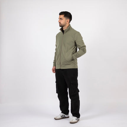 Army Green | Unisex Superbasic Trainer Jacket - Unisex Superbasic Trainer Jacket - Jobedu Jordan