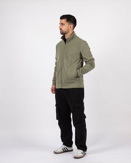 Army Green | Unisex Superbasic Trainer Jacket - Unisex Superbasic Trainer Jacket - Jobedu Jordan