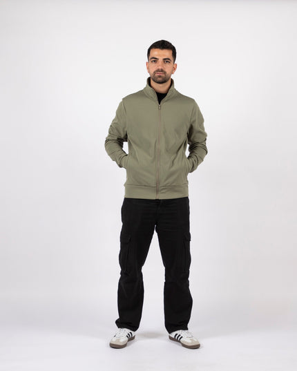 Army Green | Unisex Superbasic Trainer Jacket - Unisex Superbasic Trainer Jacket - Jobedu Jordan