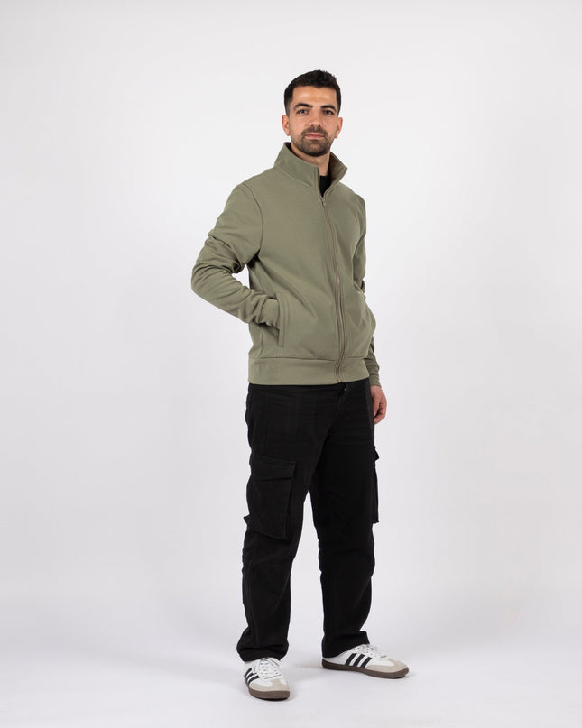 Army Green | Unisex Superbasic Trainer Jacket - Unisex Superbasic Trainer Jacket - Jobedu Jordan