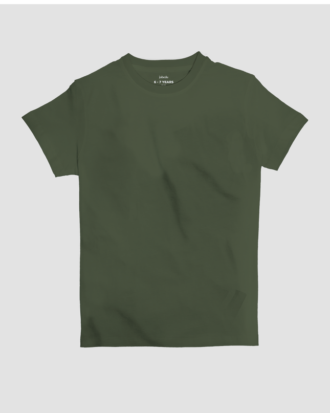 Army Green | Kid's Premium Basic T-shirt