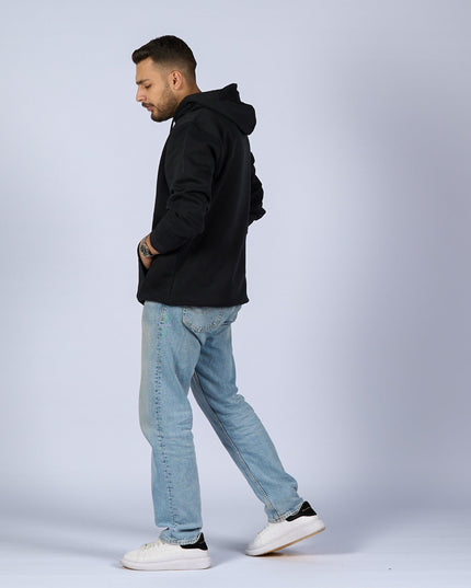 Basic - Black | Unisex Adult Hoodie - Basic Hoodie - Unisex - Jobedu Jordan